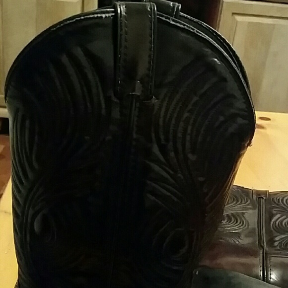 LAREDO VAMP & FOXING MANMADE COWBOY BOOTS - Picture 7 of 8